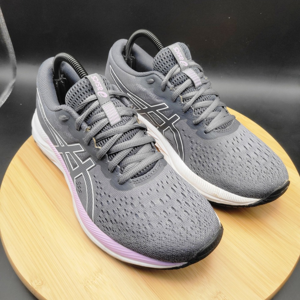 Asics Gel-Excite 7 Grey Lilac Mesh Running Shoes 1012A562 Womens 9.5
